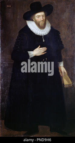 Edward Alleyn. Date/Period: Inscribed 1626. Painting. Oil on canvas Oil. Height: 2,038 mm (80.23 in); Width: 1,140 mm (44.88 in). Author: British School. ANONYMOUS. Stock Photo