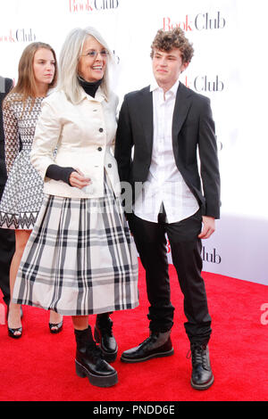 Diane Keaton, Dexter Keaton and Duke Keaton at Paramount Pictures "Book