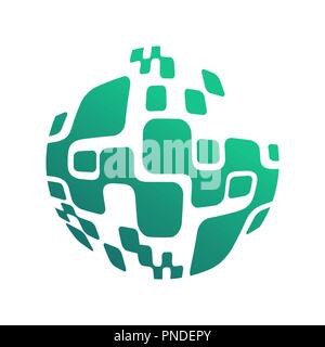 Vector Planet logo. Orbit vector and Satellite logo. Cosmos logo. Planet best logo. Planet concept logo. Planet web logo. Planet icon. Planet app icon Stock Vector