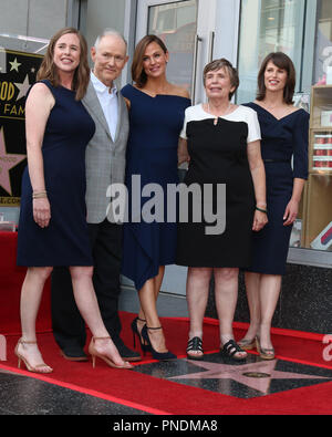 Jennifer Garner Star Ceremony on the Hollywood Walk of Fame on August 20, 2018 in Los Angeles, CA  Featuring: Susannah Carpenter, Bill Garner, Jennifer Garner, Patricia Garner, Melissa Wylie Where: Los Angeles, California, United States When: 20 Aug 2018 Credit: Nicky Nelson/WENN.com Stock Photo