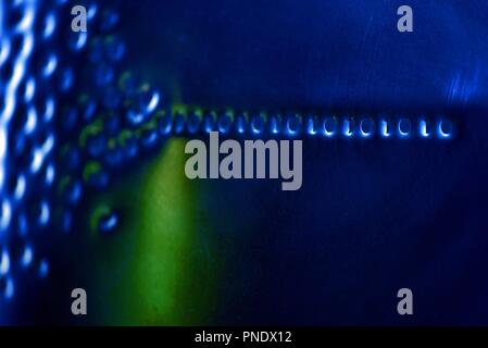 Binary code: digital language emerging from a numerical cloud Stock ...