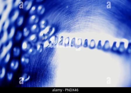 Binary code: digital language emerging from a numerical cloud Stock Photo