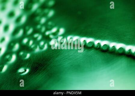 Binary code: digital language emerging from a numerical cloud Stock Photo