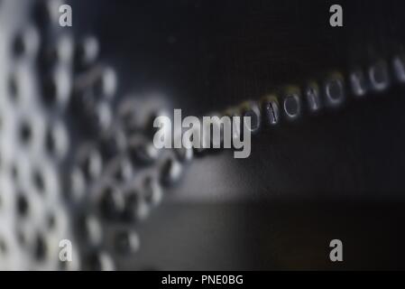 Binary code: digital language emerging from a numerical cloud Stock Photo