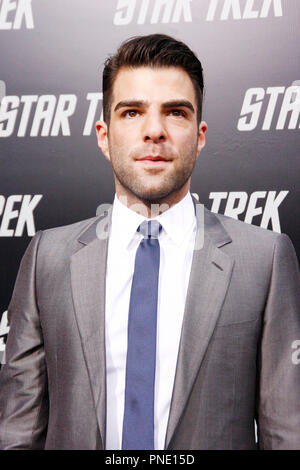 Zachary Quinto at the Los Angeles Premiere of STAR TREK held at the Grauman's Chinese Theater in Hollywood, CA on Thursday, April 30, 2009. Photo by PRPP / PictureLux  File Reference # Zachary Quinto 04302009 02PRPP  For Editorial Use Only -  All Rights Reserved Stock Photo