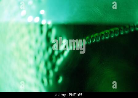 Binary code: digital language emerging from a numerical cloud Stock Photo