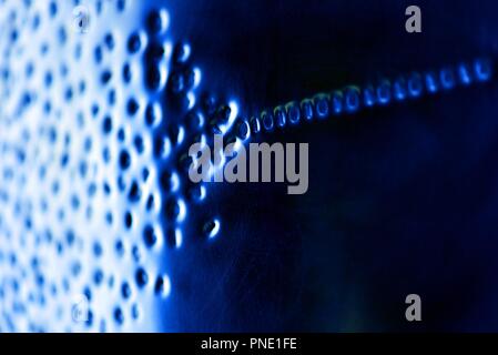 Binary code: digital language emerging from a numerical cloud Stock Photo