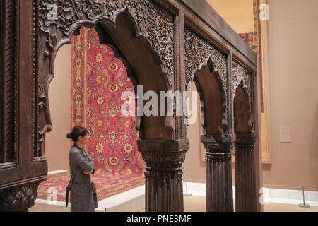 Later South Asian Galleries in the Metropolitan Museum of Art, NYC, USA Stock Photo