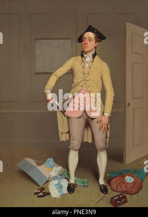 Samuel Thomas Russell in Samuel Foote's 'The Mayor of Garratt'. Date/Period: Between 1810 and 1811. Painting. Oil on canvas. Height: 622 mm (24.48 in); Width: 445 mm (17.51 in). Author: SAMUEL DE WILDE. Stock Photo
