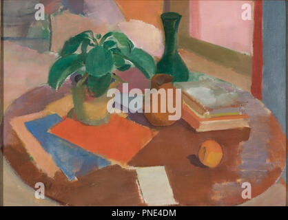 Still Life. Date/Period: 1916. Width: 61 cm. Height: 44 cm (Complete). Author: Karl Isakson. Stock Photo
