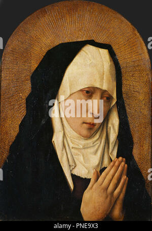Mater Dolorosa. Painting. Oil on panel oil on panel. Height: 450 mm (17.71 in); Width: 310 mm (12.20 in). Author: Dirk Bouts (follower of). BOUTS, DIRK. Stock Photo