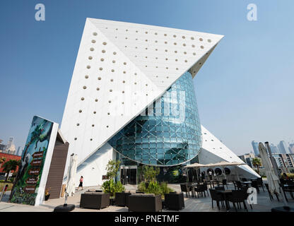 The Green Planet by Meraas a tropical rainforest indoors at City Walk in Dubai, UAE, United Arab Emirates. Stock Photo