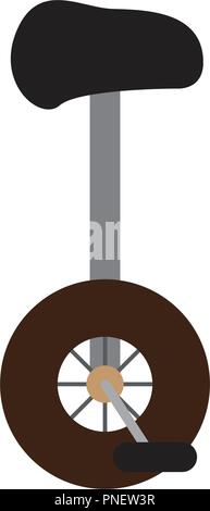 Isolated monocycle icon Stock Vector