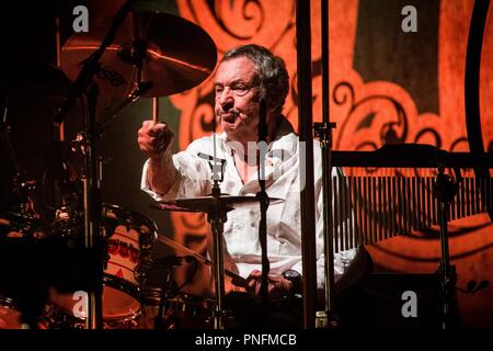 Milan Italy 20 September 2018 Nick Mason's Saucerful of Secrets  live at Teatro degli Arcimboldi © Roberto Finizio / Alamy Credit: Roberto Finizio/Alamy Live News Stock Photo