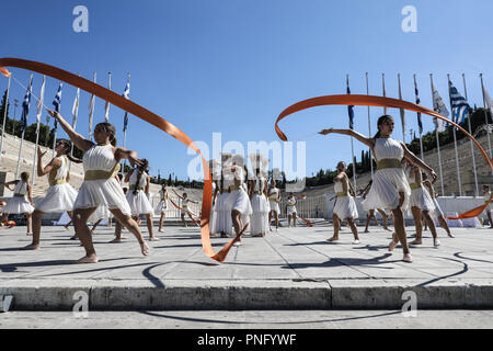 panathenaic stadium dancers perform 21st