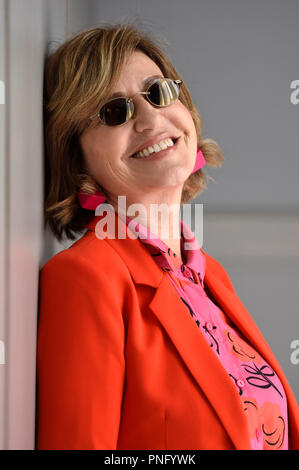 San Sebastian, Spain. 21st September 2018. Mercedes Moran during an exclusive photo session at the 66th San Sebastian International Filmfestival at Maria Cristina Hotel on September 21, 2018 in San Sebastian, Spain. Stock Photo