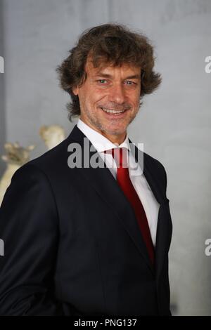 *** Local Caption *** Naples National Archaeological Museum Press Conference Tonight in Pompei led by Alberto Angela.In the photo Alberto Angela Stock Photo