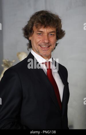 *** Local Caption *** Naples National Archaeological Museum Press Conference Tonight in Pompei led by Alberto Angela.In the photo Alberto Angela Stock Photo