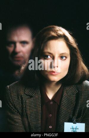 Original film title: THE SILENCE OF THE LAMBS. English title: THE SILENCE OF THE LAMBS. Year: 1991. Director: JONATHAN DEMME. Stars: JODIE FOSTER; ANTHONY HOPKINS. Credit: ORION PICTURES / Album Stock Photo