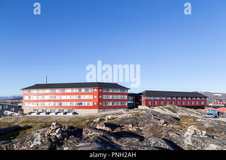 Hotel Arctic in Ilulissat, Greenland Stock Photo