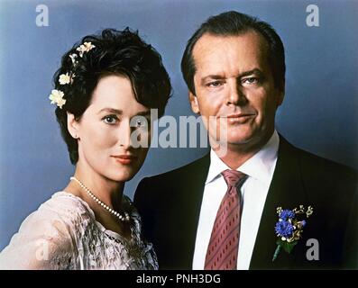 Original film title: HEARTBURN. English title: HEARTBURN. Year: 1986. Director: MIKE NICHOLS. Stars: JACK NICHOLSON; MERYL STREEP. Credit: PARAMOUNT PICTURES / Album Stock Photo