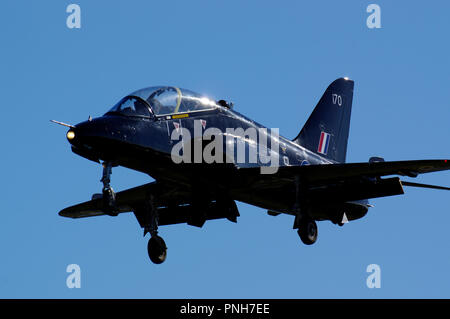 BAE Hawk T1 XX170 at RAF Valley, Anglesey. Stock Photo
