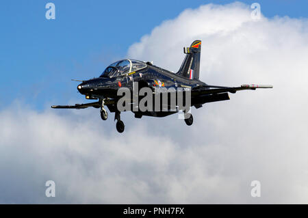 BAe Hawk T2 at RAF Valley, Anglesey, Stock Photo