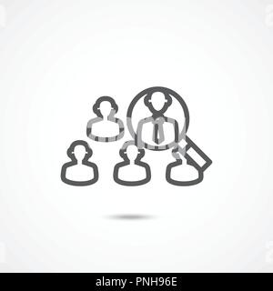 Candidate sign icon Stock Vector