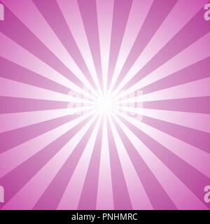 Abstract sun rays background - vector illustration from radial stripes Stock Vector