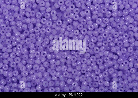 Light purple seed beads. High resolution photo. Stock Photo