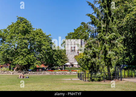 Westgate gardens in Canterbury Stock Photo