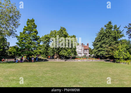 Westgate gardens in Canterbury Stock Photo