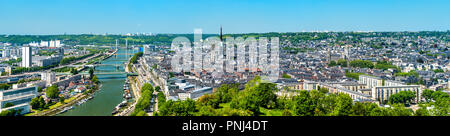 Panorama of Rouen, France Stock Photo