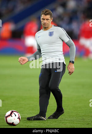 England striker coach Allan Russell Stock Photo