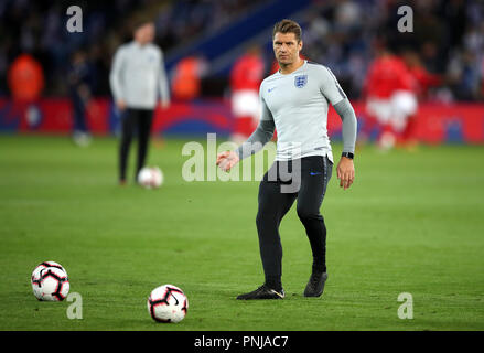 England striker coach Allan Russell Stock Photo