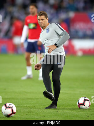 England striker coach Allan Russell Stock Photo