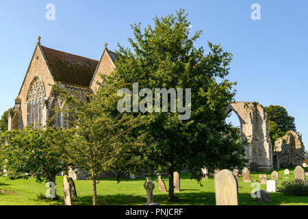 The parish church of St Thomas the Martyr in Winchelsea, East Sussex, England. 01 September 2018 Stock Photo