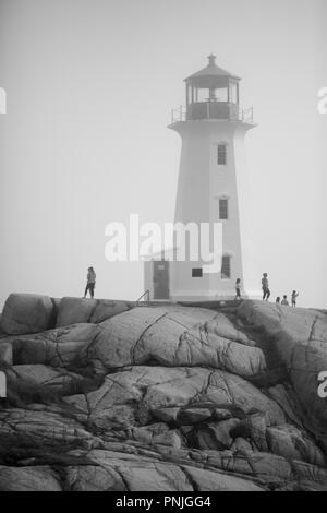Pictures from Nova Scotia, in and around Peggy's Cove, showing the light house. Stock Photo