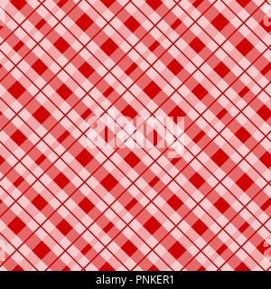 Scottish cage, red celtic. Scottish red checkered background. Scottish pattern. Vector illustration eps10 Stock Vector