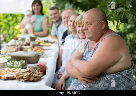 Belarus, Gomel, on July 14, 2018. Holiday of the village Zyabrovskaya.Belarus, Gomel, on July 14, 2018. Holiday of the village Zyabrovskaya.Russian fa Stock Photo