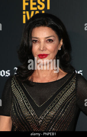 California, USA.  21st Sep, 2018. Shohreh Agdashloo at the LA Film Festival World Premiere of Simple Wedding at the ArcLight in Culver City, California on September 21, 2018. Credit: Faye Sadou/Media Punch/Alamy Live News Stock Photo