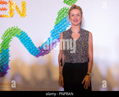 September 22, 2018 - Elina Svitolina of the Ukraine on the red carpet at the 2018 Dongfeng Motor Wuhan Open WTA Premier 5 tennis tournament players party Credit: AFP7/ZUMA Wire/Alamy Live News Stock Photo