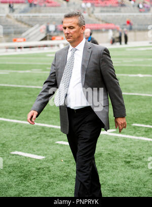 Ohio State head coach Urban Meyer during Ohio State's NCAA college ...