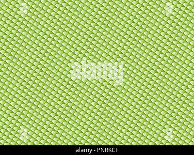 Symmetrical single-color abstract diagonal pattern in green Stock Vector