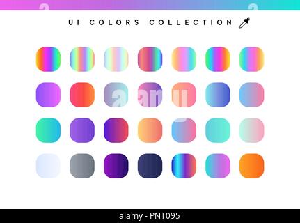 Trendy soft color gradients background. Modern colorful shade. Stock Vector