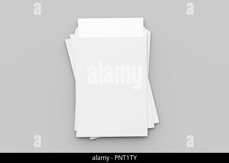 Download C4 Envelope Mock Up Isolated On Soft Gray Background 3d Illustration Stock Photo Alamy PSD Mockup Templates