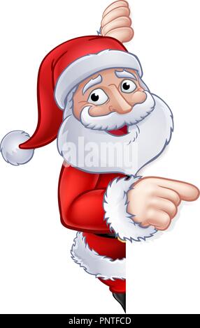 Santa Claus Christmas Cartoon Character Stock Vector