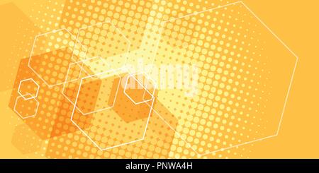orange scientific background. Pop art retro vector illustration vintage kitsch Stock Vector
