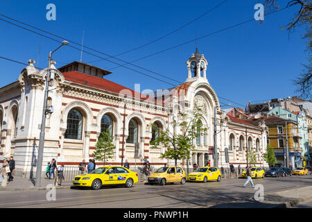 Sofia's Central Market Hall in Sofia, Bulgaria. Stock Photo