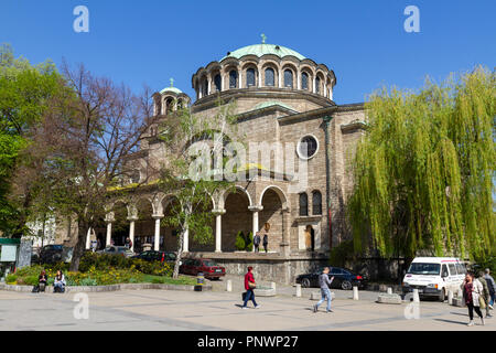 St. Kyriaki (St. Nedelya Church) Cathedral Church, Sofia, Bulgaria. Stock Photo